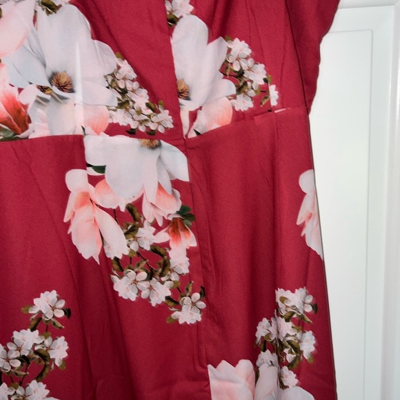 City Chic Raspberry dress - Picture 2 of 4